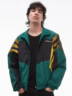 Adidas Santiago Dark Green Track Top Jacket Mens