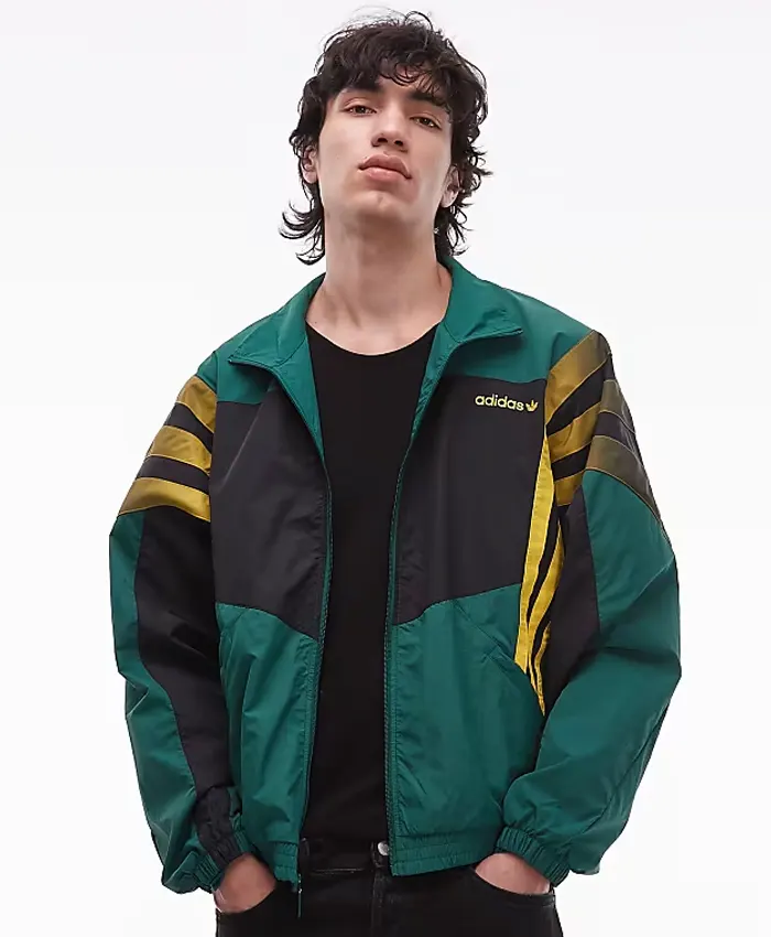 Adidas Santiago Dark Green Track Top Jacket Mens
