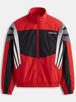 Adidas Santiago Full Zip Up Track Top Red Jacket