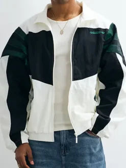Adidas Santiago Off White Track Top Jacket Mens