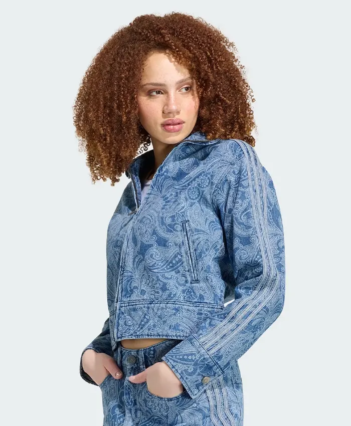 Adidas Womens Liberty London Firebird Denim Tracktop mujer