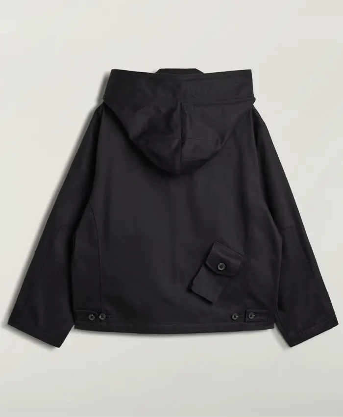 Adidas Y-3 Twill Hooded Blouson Jacket Back