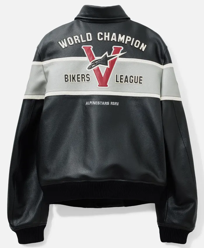 Alpinestars RSRV Leather Jacket Back