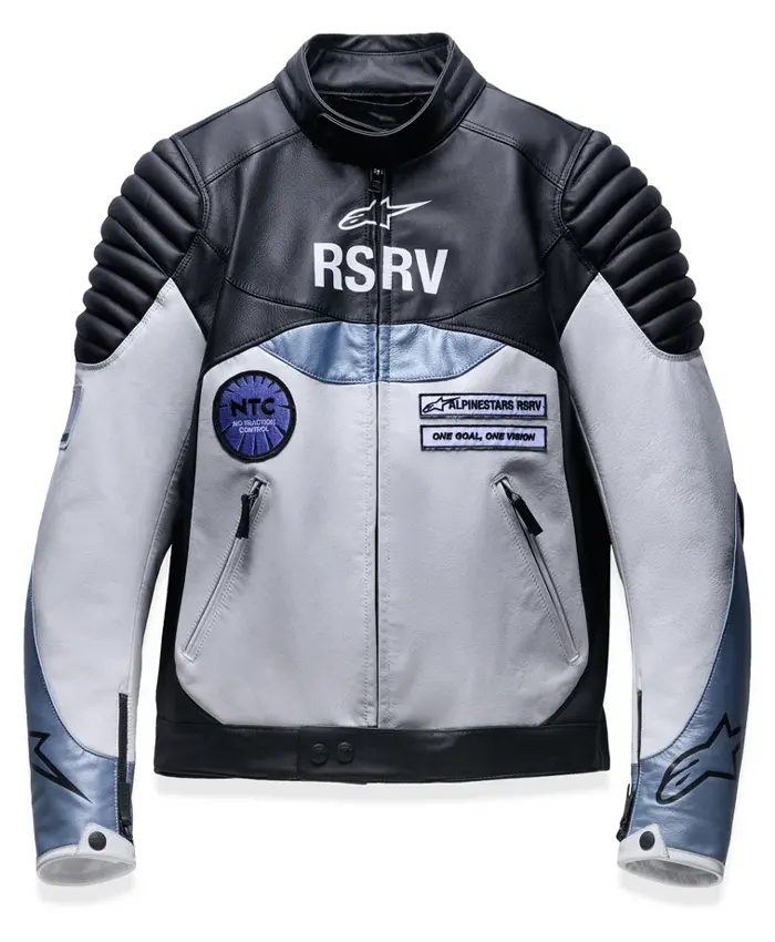 Alpinestars Rsrv Threadline Leather Bomber Jacket