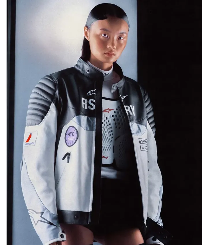 Alpinestars Rsrv Threadline Leather Racing Jacket For Women