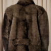 Alton Vivet Kai Cenat Show Fur Overcoat Back