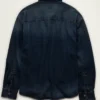 American Eagle x Lamine Yamal Cotton Denim Blue Overshirt Jacket back view