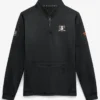 Anaheim Ducks Authentic Pro Rink Black Fleece Quarter-Zip Pullover Jacket