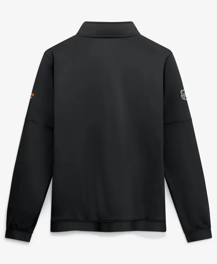 Anaheim Ducks Authentic Pro Rink Fleece Half-Zip Pullover Jacket Back