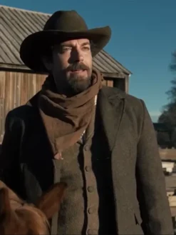 Angel and the Badman Zachary Levi Wool Coat Jacket