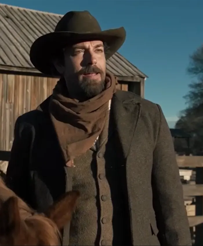 Angel and the Badman Zachary Levi Wool Coat Jacket