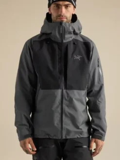 Arcteryx-Sperro-SV-Grey-Full-Zip-Hooded-Jacket