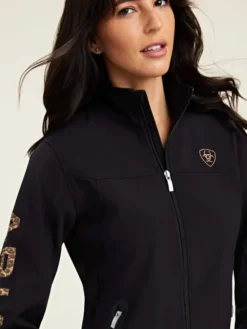 Ariat-Softshell-Cheetah-Black-Full-Zip-Jacket-On-Sale