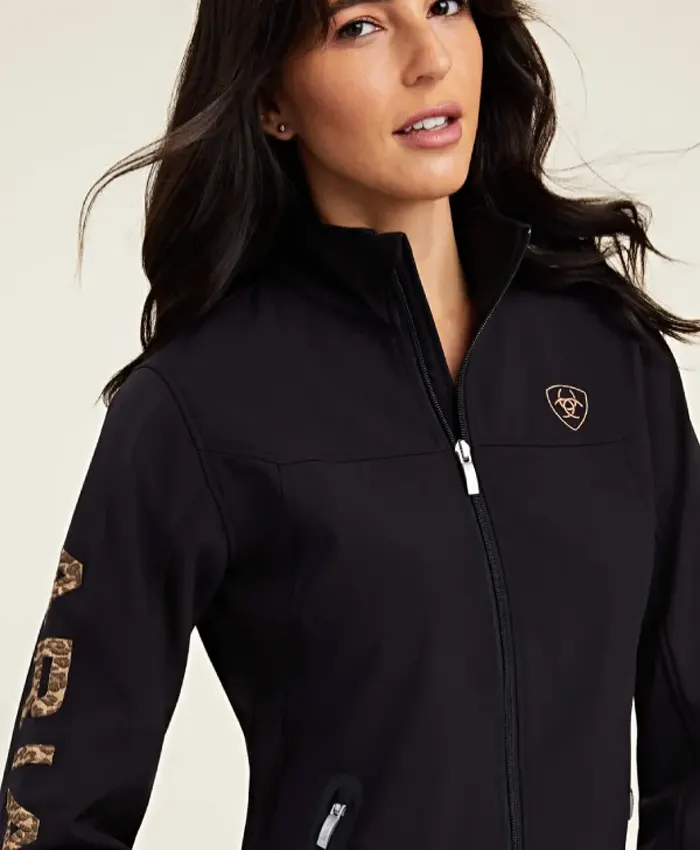 Ariat-Softshell-Cheetah-Black-Full-Zip-Jacket-On-Sale