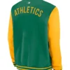 Athletics Nike Dugout Relaxed Kelly Green Jacket Back