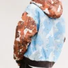 Awake NY Fall 26 Blue, Brown And Camouflage Green Zip Hoodie back view