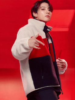 BTS Jeon Jung-kook Fila Polar Fleece Jacket