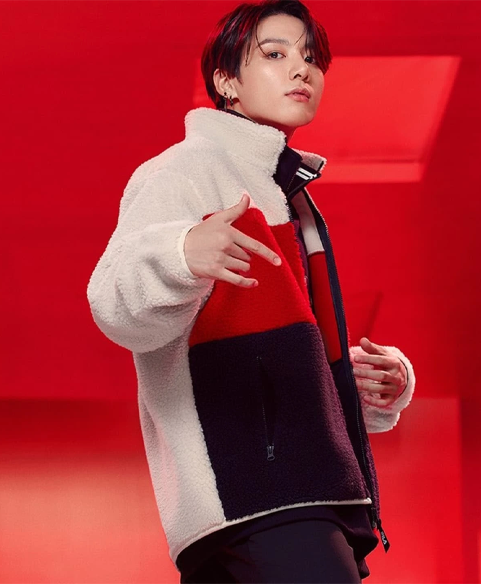 BTS Jeon Jung-kook Fila Polar Fleece Jacket