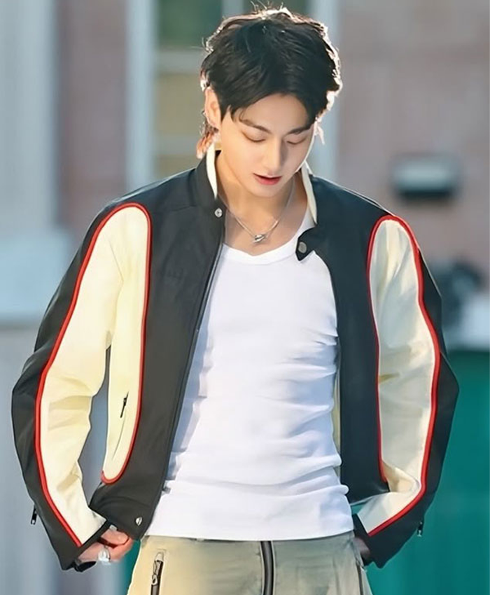 BTS Jungkook 3d Song Jacket Black And White