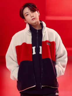 BTS Jungkook x Fila Fleece Track Jacket