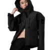 Black Adidas Myshelter Rain RDY Jacket for Women