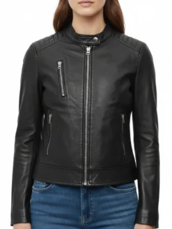 Black-Meadowlark-Cafe-Racer-Leather-Jacket-For-Womens
