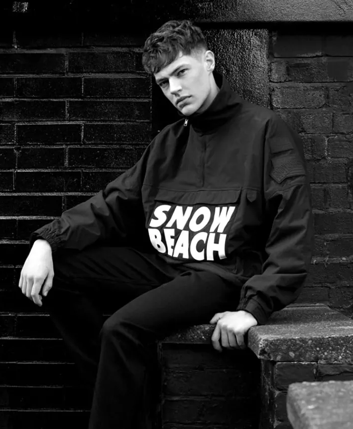 Black Polo Ralph Lauren Snow Beach Pullover Jacket
