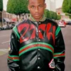 Black ZTTW Baseball Leather Jacket For Men