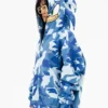 Blue Camo Neptun X Sonic 2026 Full ZIP Hooded Jacket For Womens