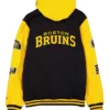 Boston Bruins Throwback Patch Jacket Back