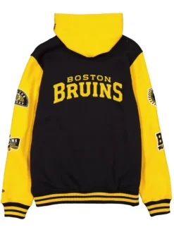 Boston Bruins Throwback Patch Jacket Back