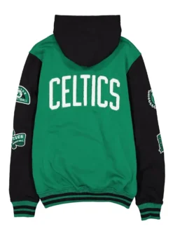 Boston Celtics Throwback Patch Jacket Back