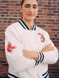 Boston Red Sox Champion Bomber Jacket For Women