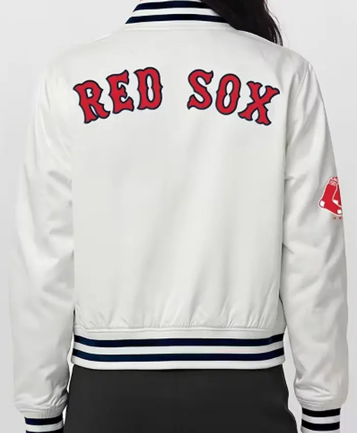 Boston Red Sox Women Champion Bomber Jacket Back