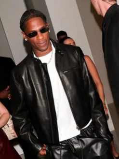 Bottega-Veneta-SS27-Travis-Scott-Black-Leather-Jacket