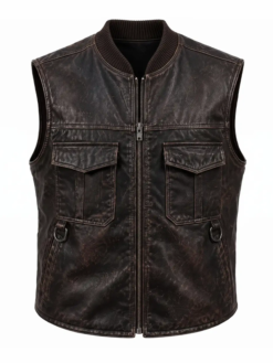 Brad Pitt Heart of the Beast Brown Vest