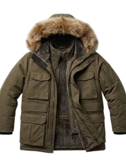 Brad Pitt Heart of the Beast Parka Jacket