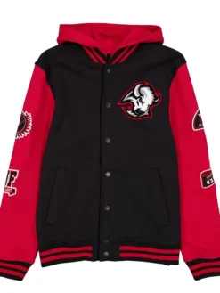 Buffalo Sabres Throwback Patch Letterman Varsity Jacket