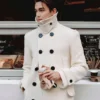 Burberry Ambassador Wu Lei White Coat