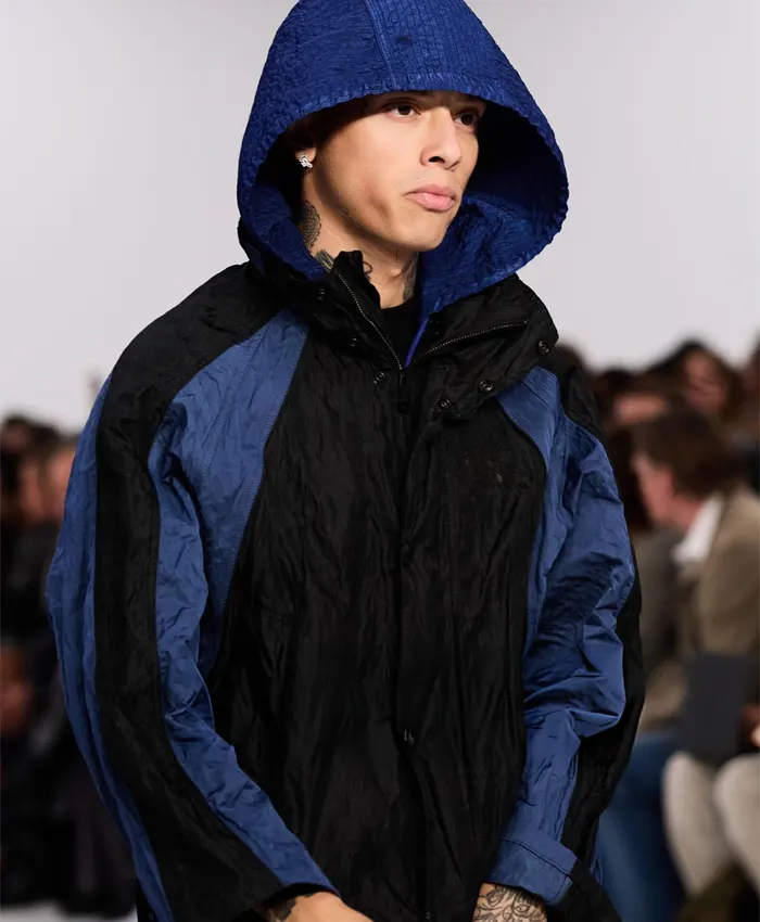 Burberry LFW 2026 Central Cee Runway Hooded Jacket