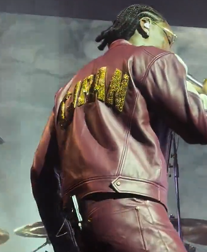 Buy-God-We-Trust-Tour-2026-Asake-Purple-Leather-Biker-Jacket-On-Sale-Back-View