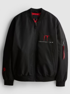 IT Chapter Two Black Bomber Jacket