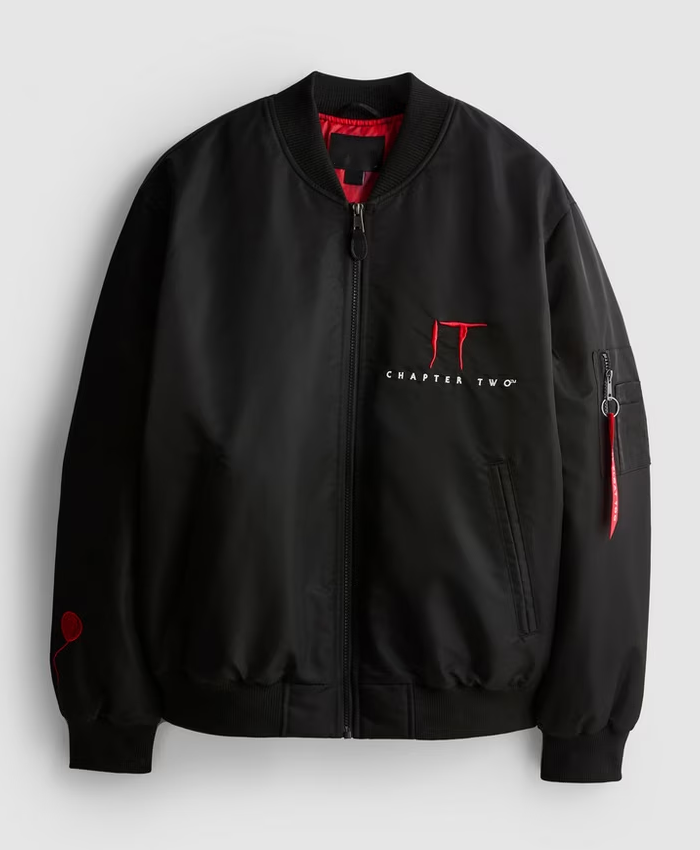 IT Chapter Two Black Bomber Jacket