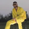 Buy-Manuel-Turizo-Yellow-Shirt-Style-Leather-Jacket-Front-Style