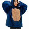 Buy Neptun x Sonic Fluffy Fur Jacket Blue