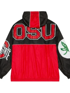 Buy Ohio State Buckeyes Windbreaker Black Jacket With Hood
