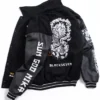 Buy One Piece Luffy Gear 5 Black Varsity Jacket