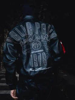 Buy Pelle Pelle True To Our Roots Black Leather Jacket For Men