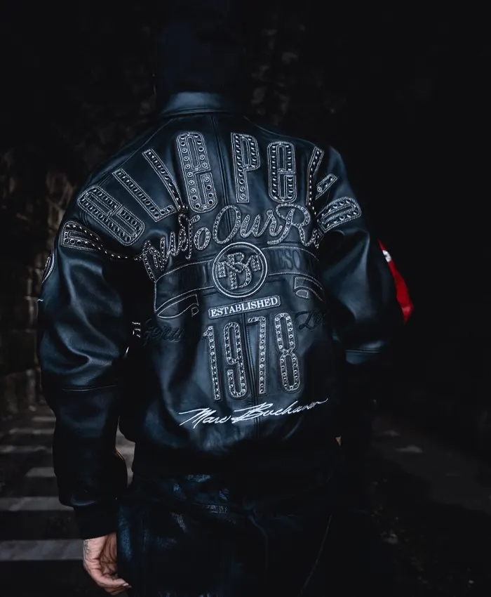 Buy Pelle Pelle True To Our Roots Black Leather Jacket For Men