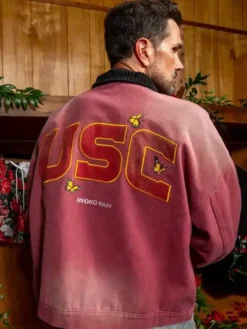 Buy-Ryoko-Rain-x-USC-Zip-Up-Graphic-Cotton-Jacket